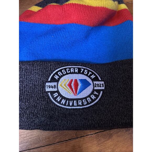 NASCAR 75th Anniversary Knit Hat NWT - Picture 3 of 3
